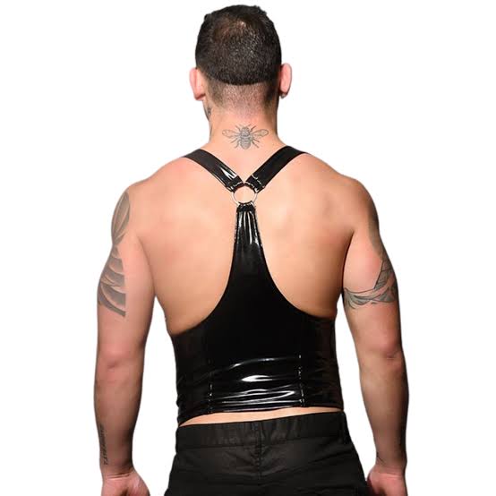 Andrew Christian Mens Corset Harness Black His Fetish