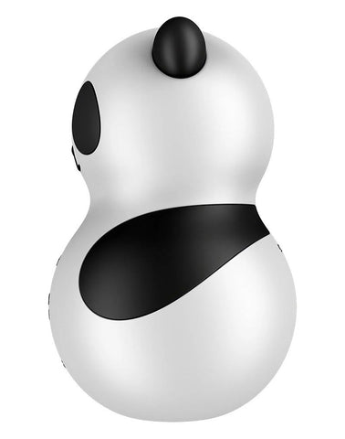 Satisfyer Pocket Panda USB Rechargeable Air Pulse Massager Black - Clit Ticklers and Pulsators