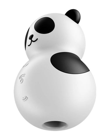 Satisfyer Pocket Panda USB Rechargeable Air Pulse Massager Black - Clit Ticklers and Pulsators