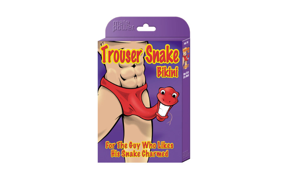 Male Power Novelty Trouser Snake Mens Underwear Black Party Gifts and Novelties