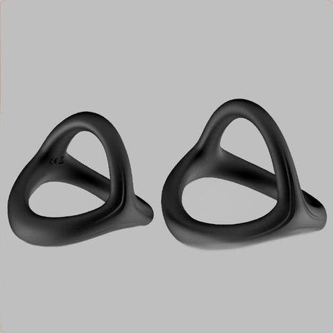 3 in 1 Ultra Soft Stretchy Penis Ring - Stretchy Cock Rings