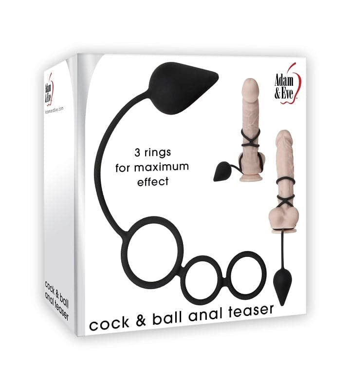 Adam and Eve Cock and Ball Anal Teaser Prostate Toys