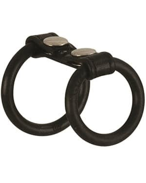 California Exotics Adonis Helios Leather Cock Ring - Cock Rings