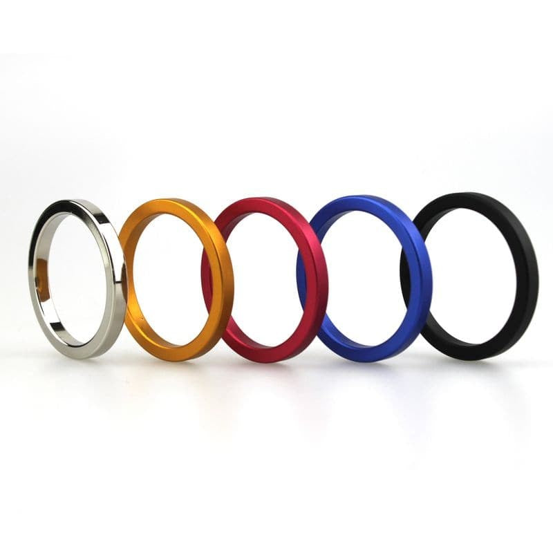 Aluminum Colored Cock Ring Medium Cock Rings