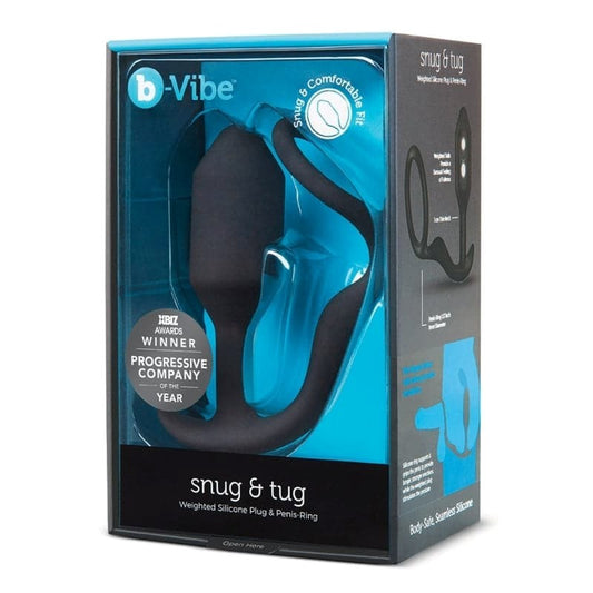 B-Vibe Snug and Tug - Dual Stimulator for Transformative Pleasure - Luxury Sex Toys
