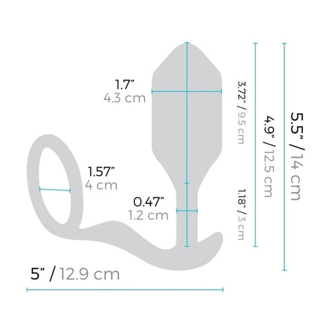 B-Vibe Vibrating Snug & Tug - Elevate Your Intimate Moments - Luxury Sex Toys