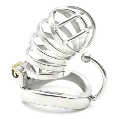 Ball Hook Cock Cuff Chastity Cage - Male Chastity