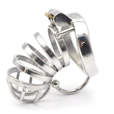 Ball Hook Cock Cuff Chastity Cage - Male Chastity