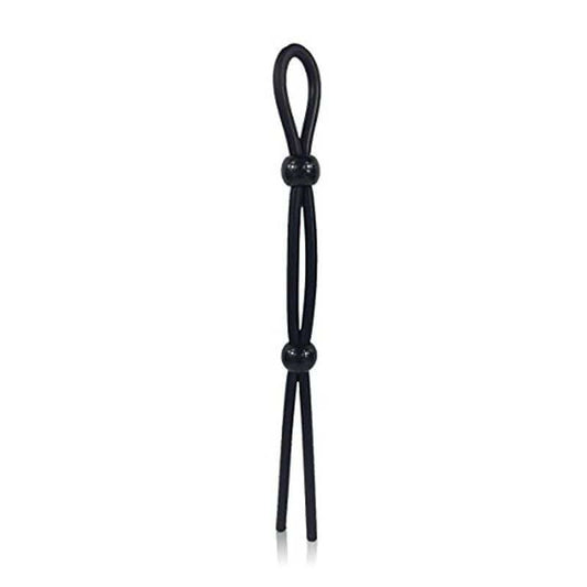 Black Adjustable Penis Ties - Cock Rings