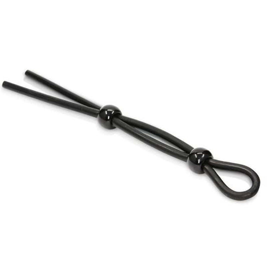 Black Adjustable Penis Ties - Cock Rings
