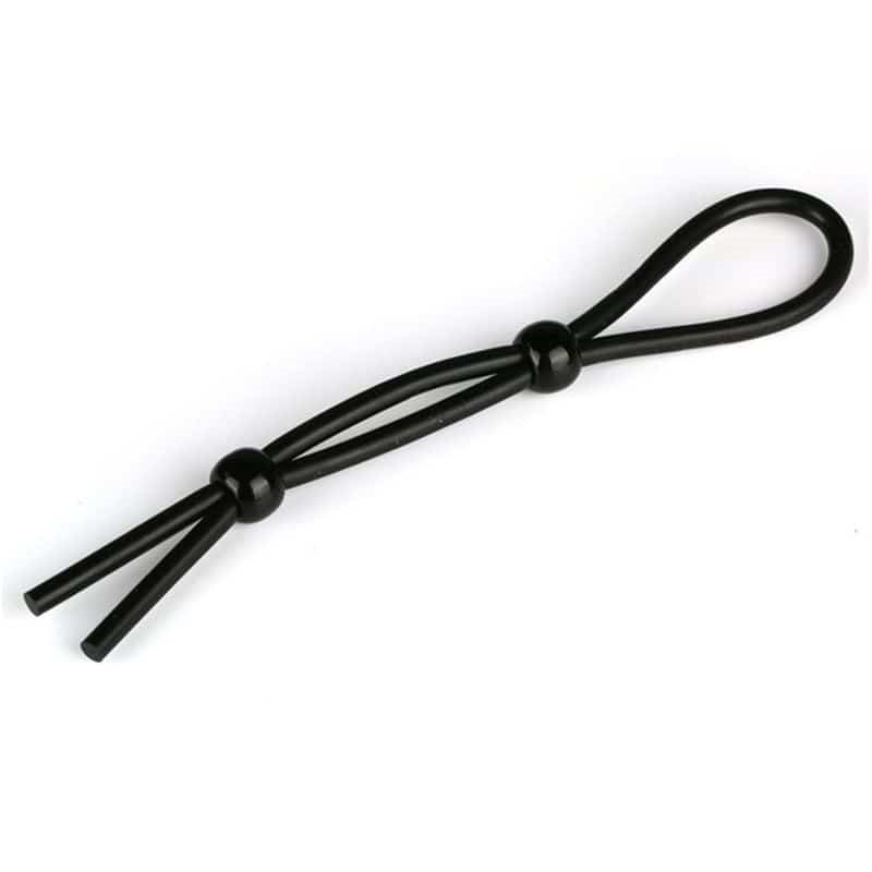 Black Adjustable Penis Ties Cock Rings