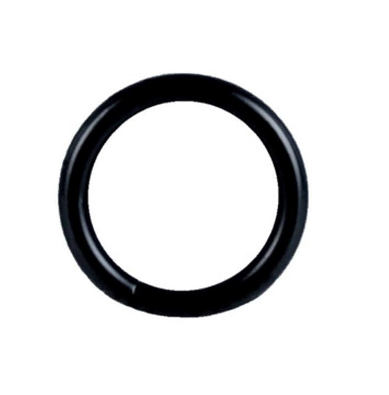 Black Steel C Ring Cock Rings