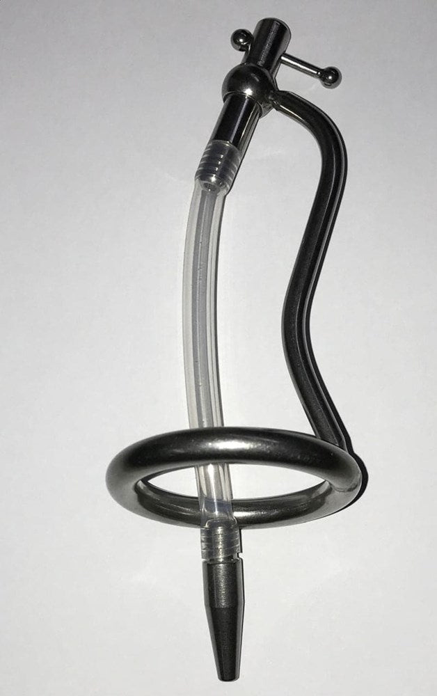 Chastity Bar with Adjustable Catheter Male Chastity