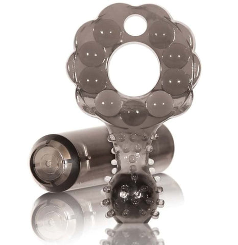 Zero Tolerance Crossbones Mighty Marble Single Bullet Smoke - Cock Rings