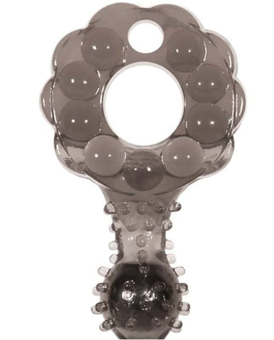 Zero Tolerance Crossbones Mighty Marble Single Bullet Smoke - Cock Rings