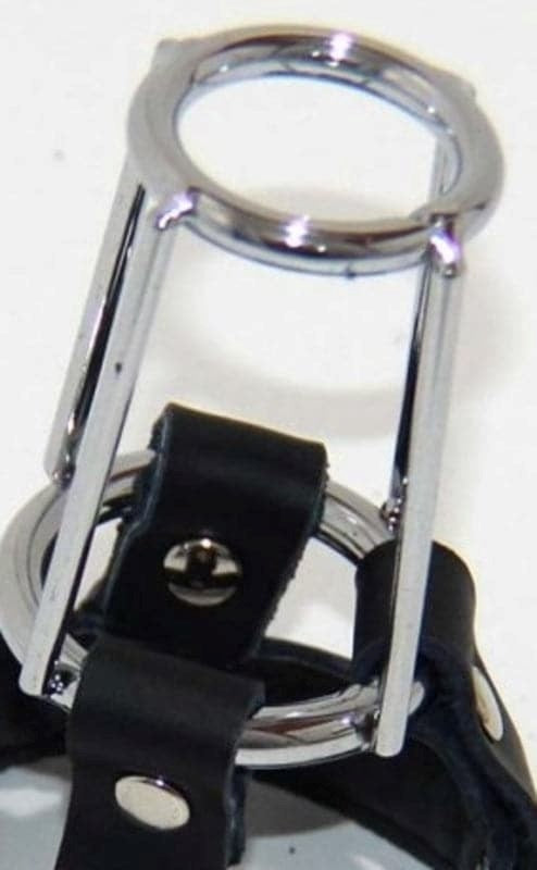 Diabolical Ball Divider and Chastity Cage Male Chastity