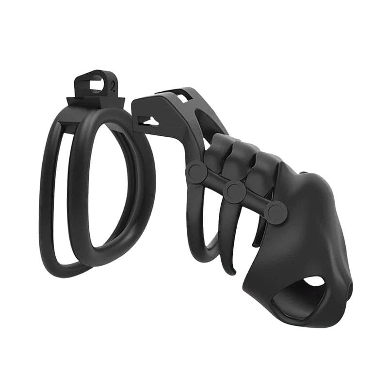 Double Ring Dinosaur Chastity Cage Male Chastity