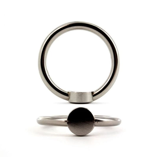Luxurious FunSteel Glans Ring for Unmatched Pleasure - Cock Rings