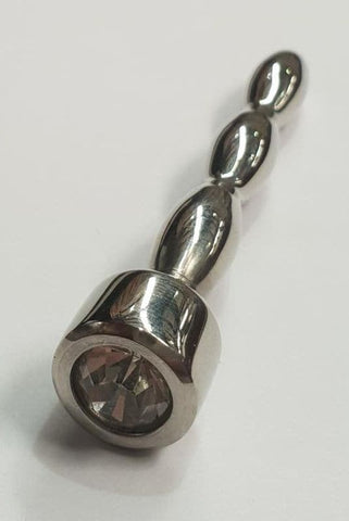 Hell's Couture Luxury Urethral Jewelry - Gemmed Plug - Penis Plugs