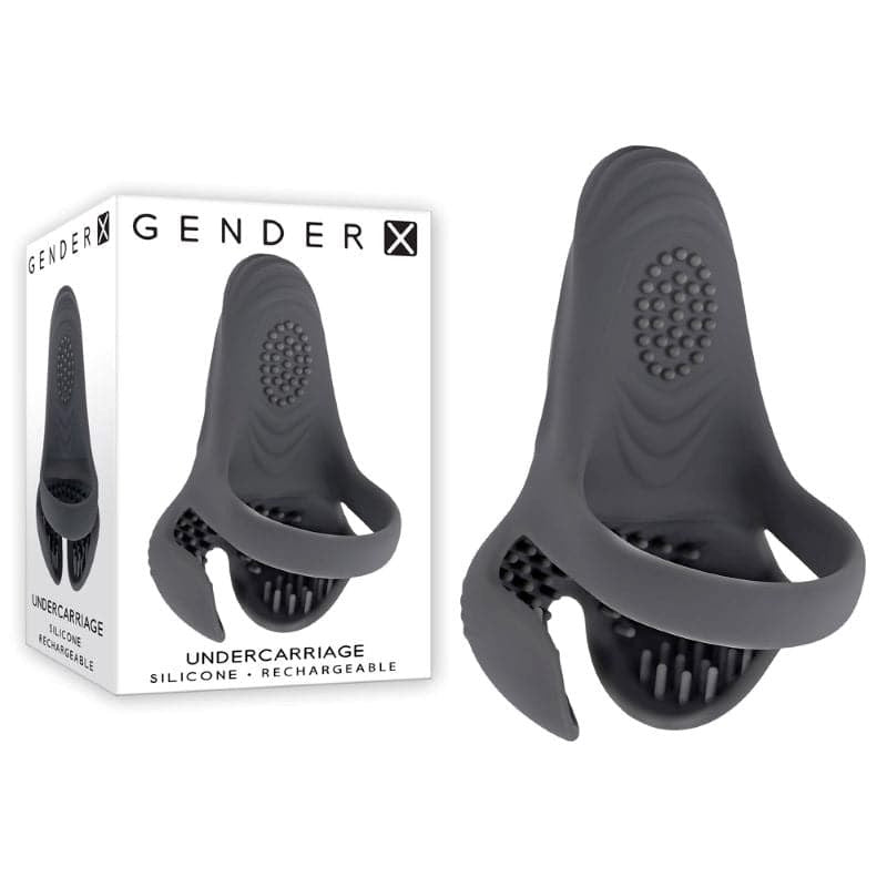 Gender X UNDERCARRIAGE - Grey Vibrating Cock Rings