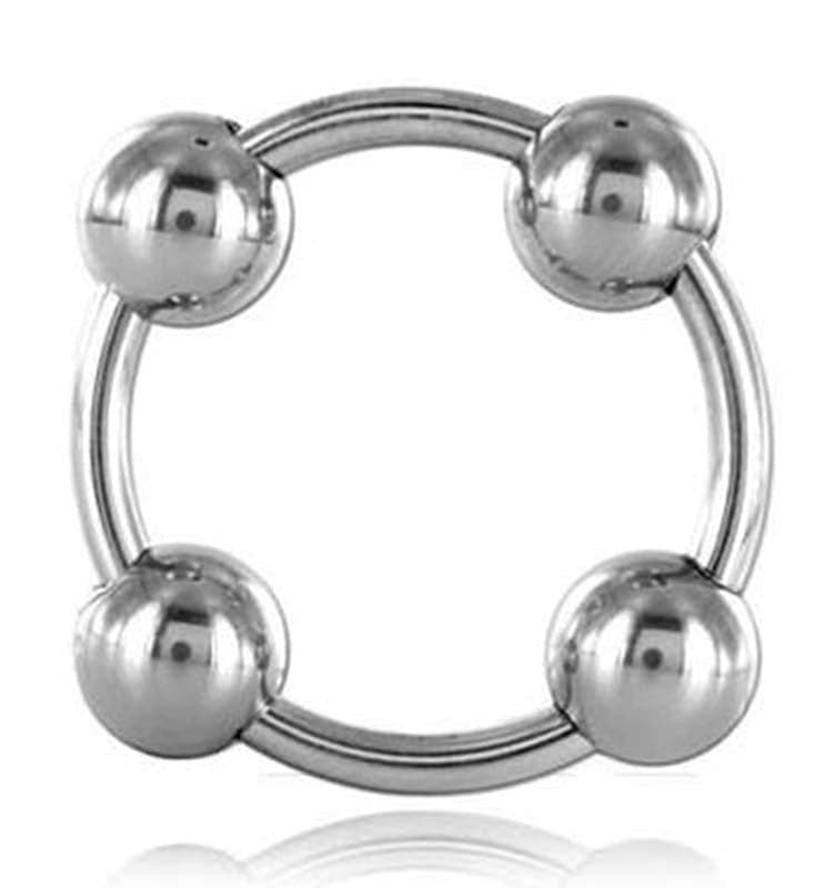 Glans Ring With 4 Balls Ball and Cock Toys