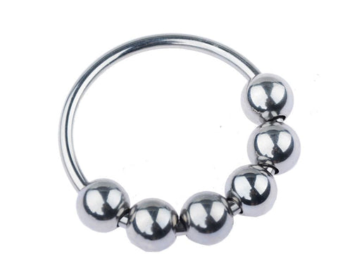 Glans Ring with 6 Balls - Cock Rings