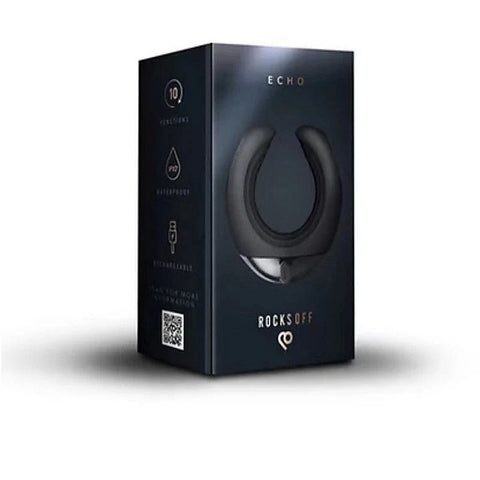 Echo Vibrating C-Shape Male Masturbator by Rocks Off - Masturbators and Strokers