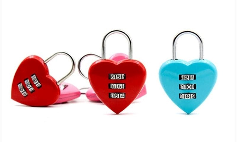 Heart Password Lock Male Chastity