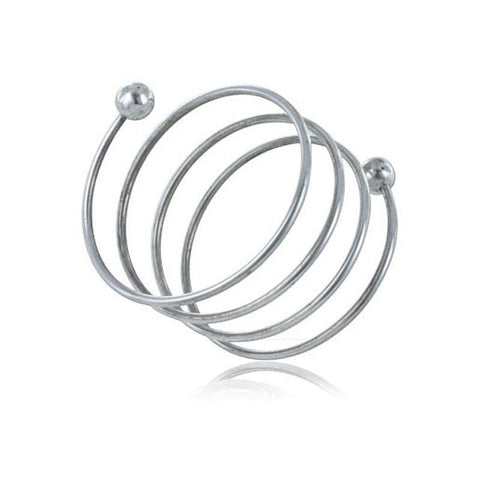 Indulge in Pleasure - Hell's Couture Spiral Cock Ring - Cock Rings
