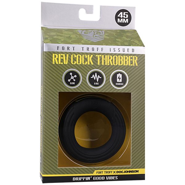 Doc Johnson Fort Troff Rev Cock Throbber Vibrating Cock Ring Vibrating Cock Rings