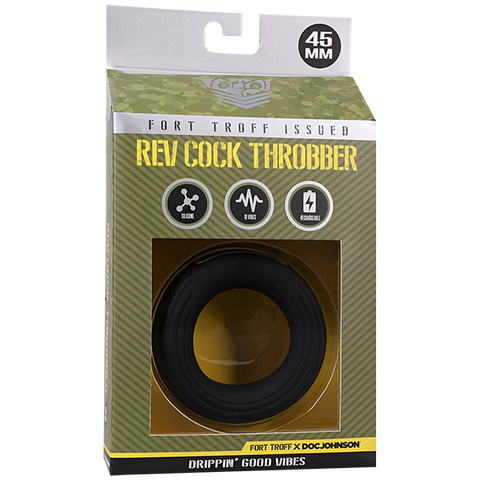 Doc Johnson Fort Troff Rev Cock Throbber Vibrating Cock Ring - Vibrating Cock Rings