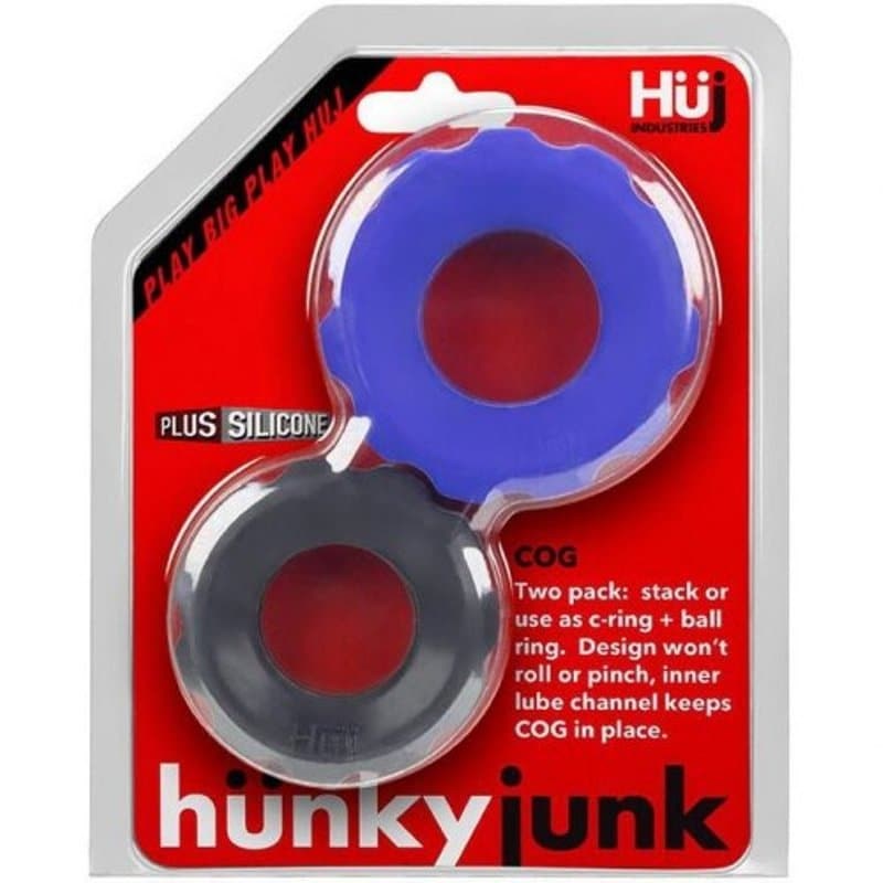 Hunkyjunk COG 2 Size C-Ring Pack Cock Rings