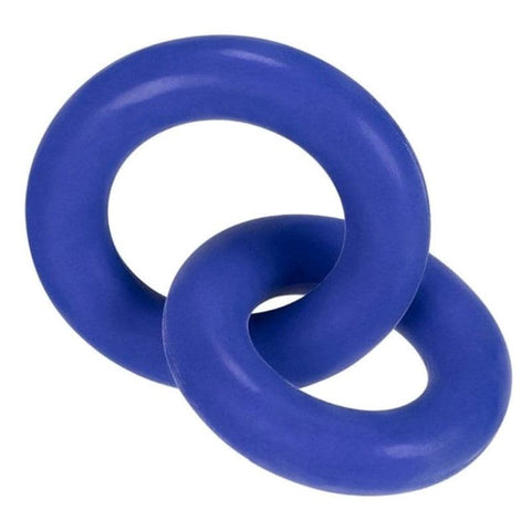 Hunkyjunk DUO Linked Cock/Ball Rings - Cock Rings