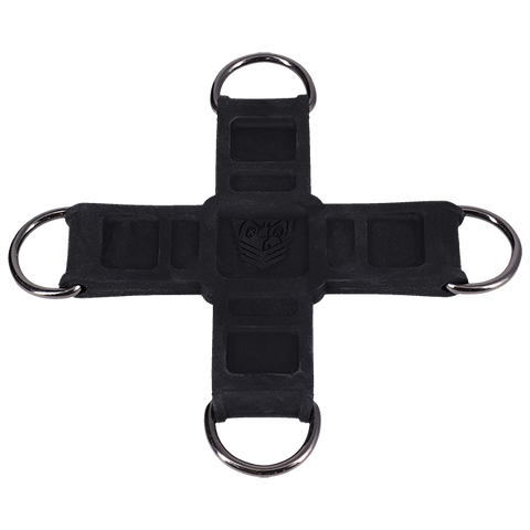 Doc Johnson Fort Troff Tactical BDSM Play Hogtie Black - Cuffs And Restraints
