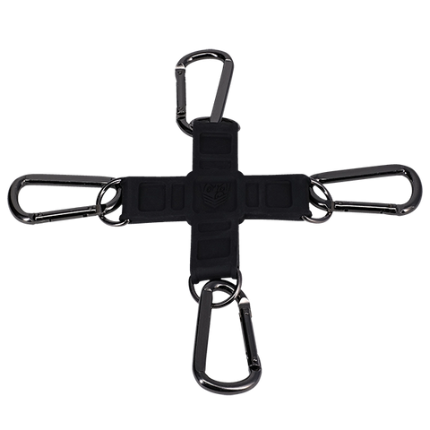 Doc Johnson Fort Troff Tactical BDSM Play Hogtie Black - Cuffs And Restraints