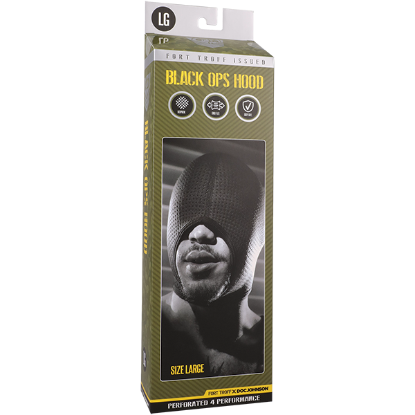 Doc Johnson Fort Troff Black Ops Bondage Hood Bondage Hoods