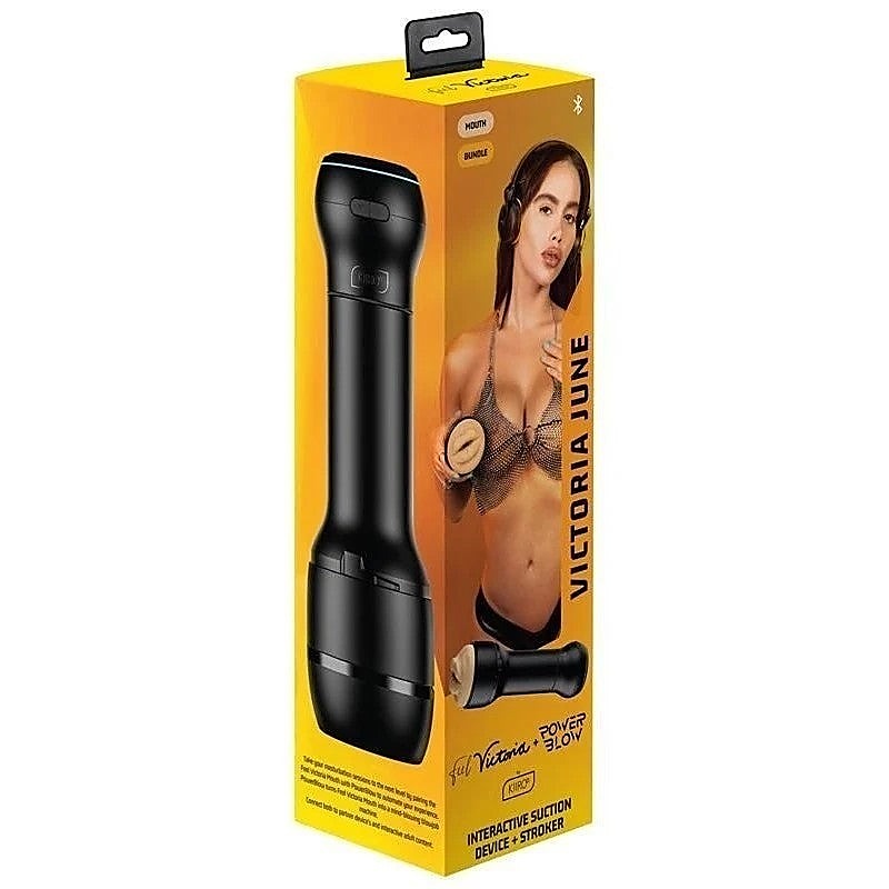 Dual Delight - PowerBlow & Victoria June by Kiiroo - Masturbators and Strokers