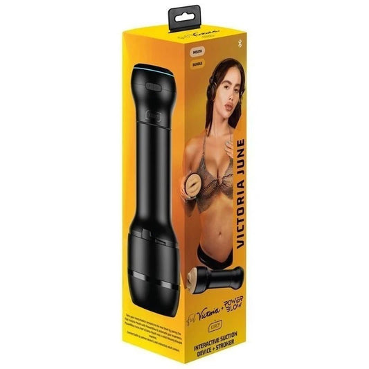 Kiiroo Dual Delight - PowerBlow & Victoria June Mouth Pleasure Set Masturbators and Strokers