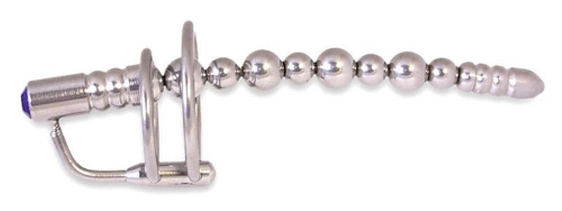 Jewel End Multi-Ball Steel Penis Plug Penis Plugs