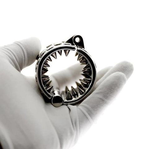 Kali's Teeth with 4 Rows Scrotum Pendant - Male Chastity