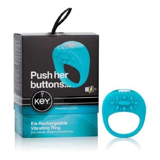 Key by Jopen Ela Rechargeable Mens Cock Ring - Sex Toys For Couples