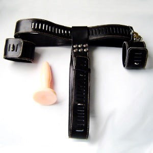 KinkStore Chastity Waist Harness with Butt Plug Male Chastity