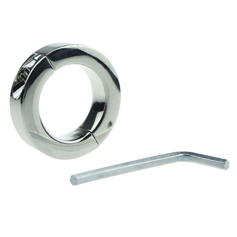 Loopy Smooth Steel Cock Ring - Cock Rings