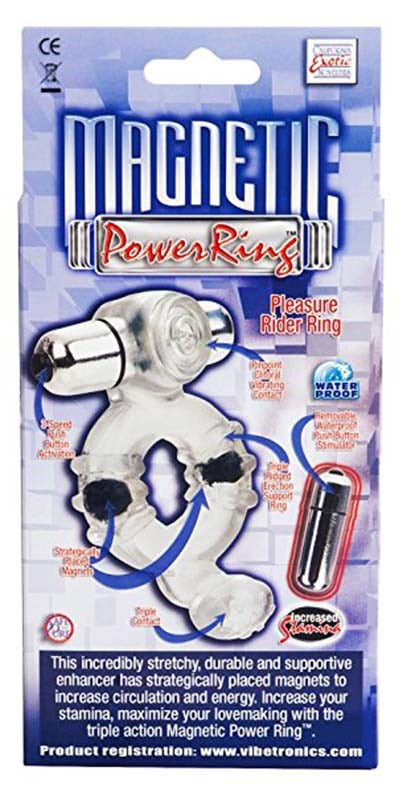 CalExotics Magnetic Power Pleasure Rider Ring Cock Rings