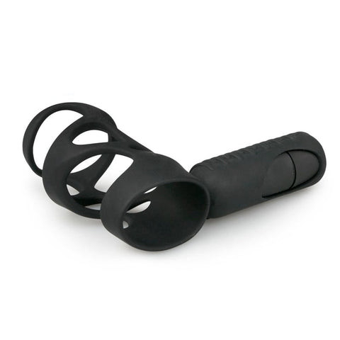 Mech Warrior Vibrating Cock Ring for Couples' Bliss - Cock Rings