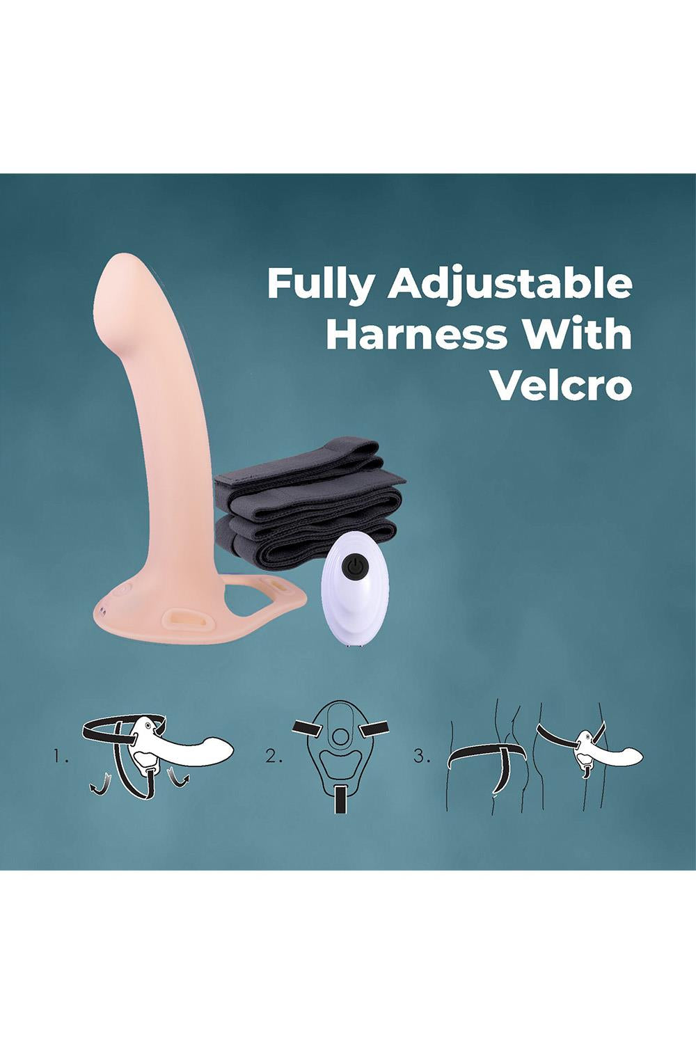 Nanma Erection Agents Rechargeable Vibrating Hollow Strap-On Strap On Sextoys