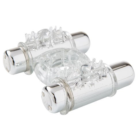 NU Sensuelle Double Action Rechargeable Bullet Ring - Cock Rings
