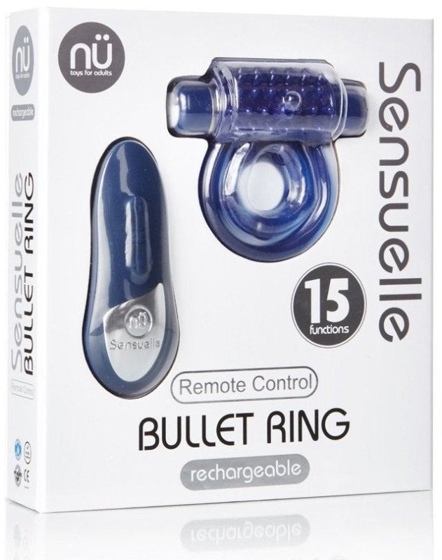 Nu Sensuelle Remote Control Bullet Ring Cock Rings