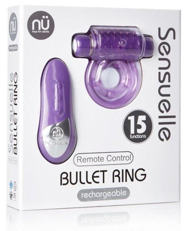 Nu Sensuelle Remote Control Bullet Ring Cock Rings