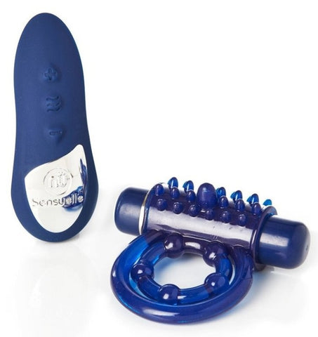 Nu Sensuelle Remote Control Bullet Ring - Cock Rings